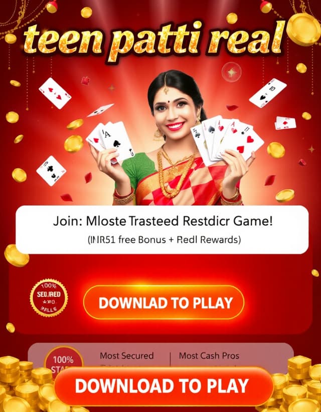 Teen Patti Real Banner